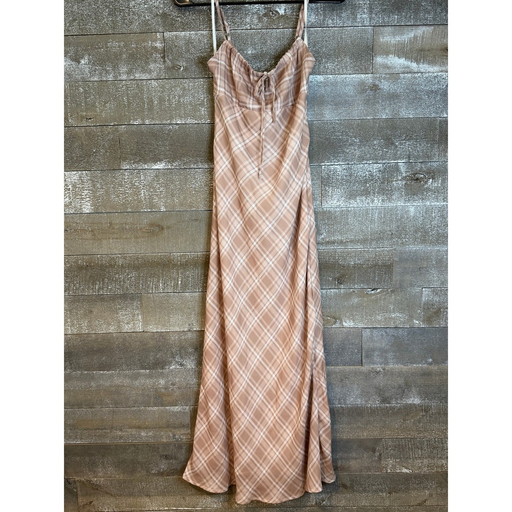 Princess Polly Plaid Maxi Summer Dress Womens‎ Size 2